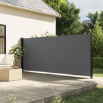 VIDAXL Auvent lateral retractable anthracite 160x300 cm