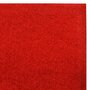 VIDAXL Tapis rouge 1 x 10 m 400 g/m^2