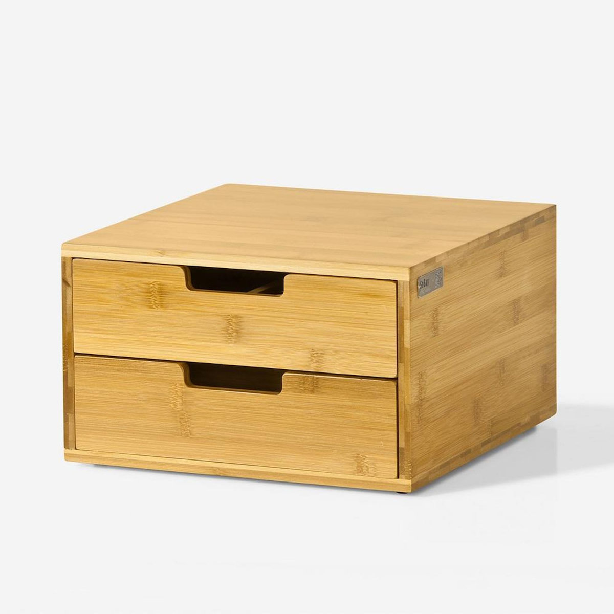 SOBUY Boîte de rangement à tiroirs en bambou 31x30x18cm FRG82-N
