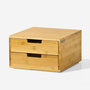 Voir la diapositive 1 : SOBUY Boîte de rangement à tiroirs en bambou 31x30x18cm FRG82-N