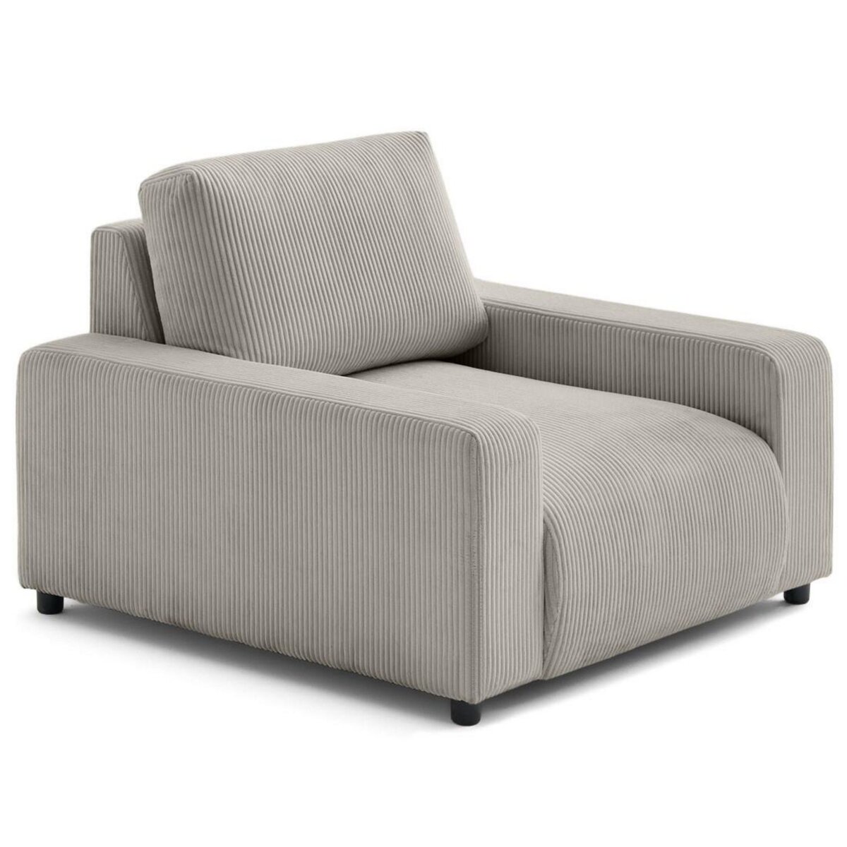 LISA DESIGN Pivoine - fauteuil en velours côtelé