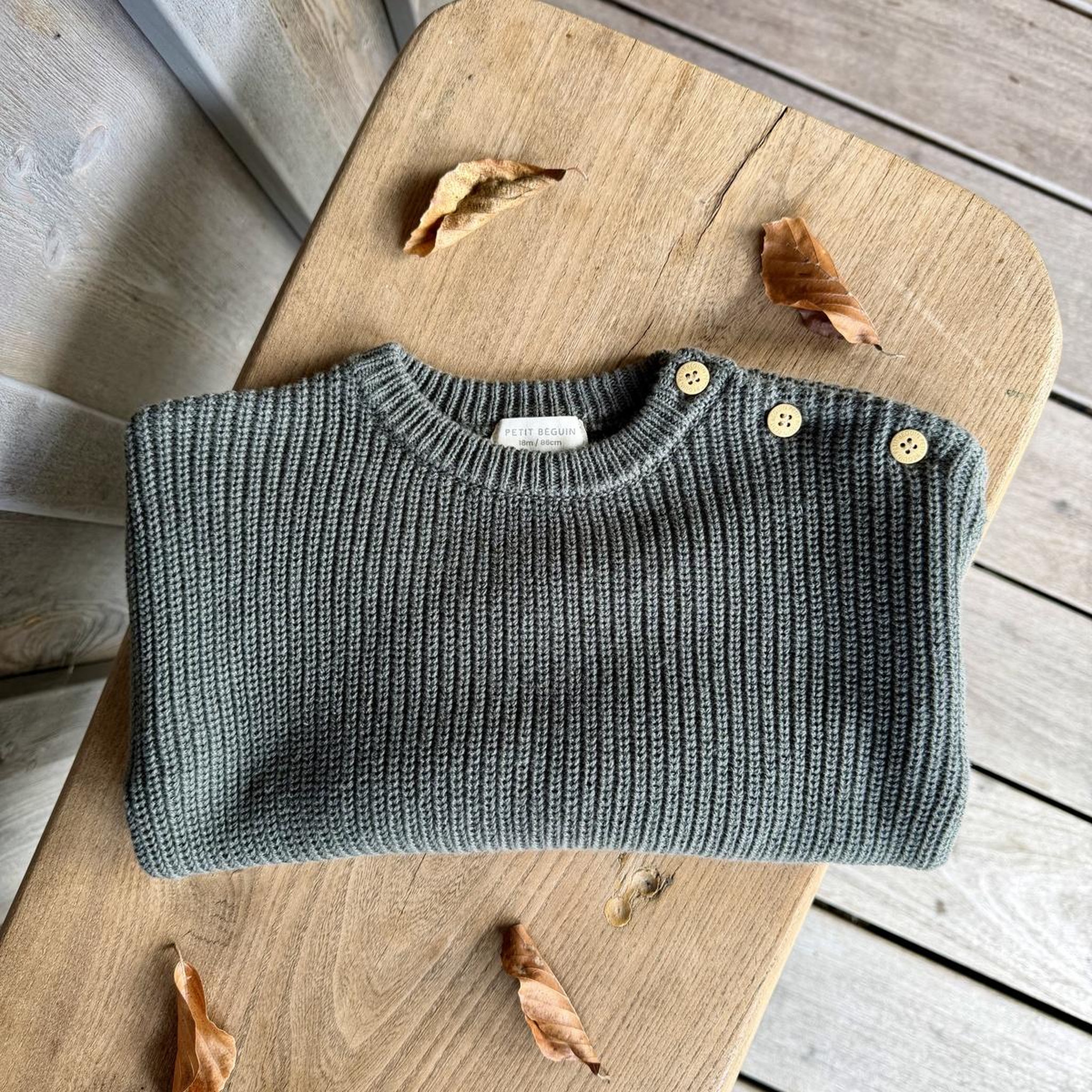 Voir la diapositive 6 : PETIT BEGUIN Pull enfant en tricot Ubatuba