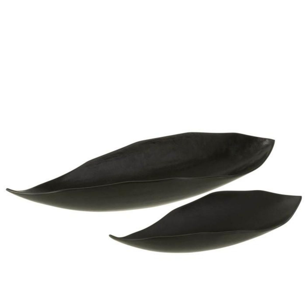 Paris Prix Vide-Poche Design Feuille  John  34cm Noir