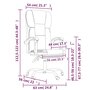 Voir la diapositive 6 : VIDAXL Fauteuil inclinable de bureau Marron Similicuir
