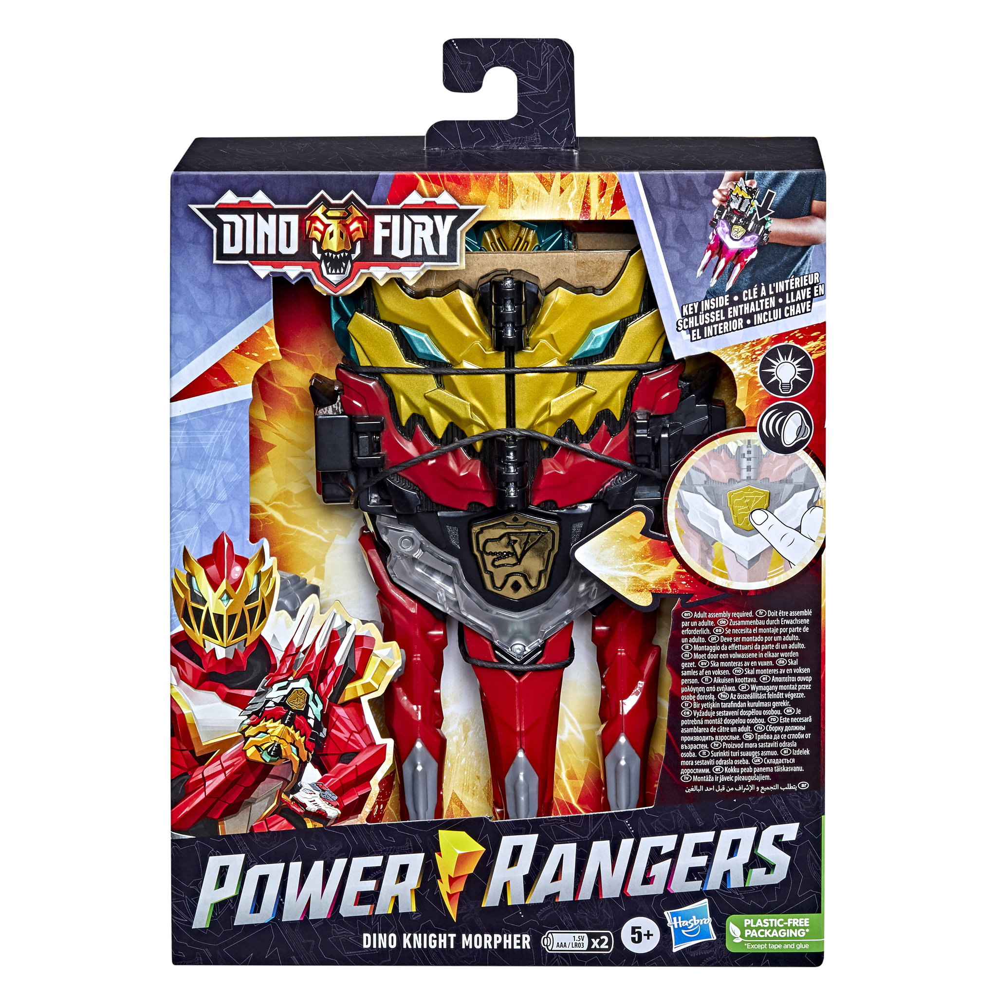 Voir la diapositive 5 : HASBRO Figurine Power Ranger Dino Fury Knight Morpher électronique 