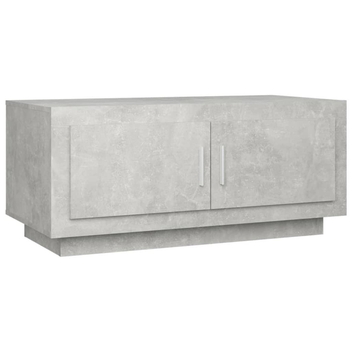 VIDAXL Table basse gris beton 102x50x45 cm bois d'ingenierie