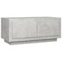 Voir la diapositive 2 : VIDAXL Table basse gris beton 102x50x45 cm bois d'ingenierie