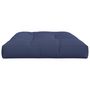 Voir la diapositive 5 : VIDAXL Coussin de palette bleu marine 120x80x12 cm tissu