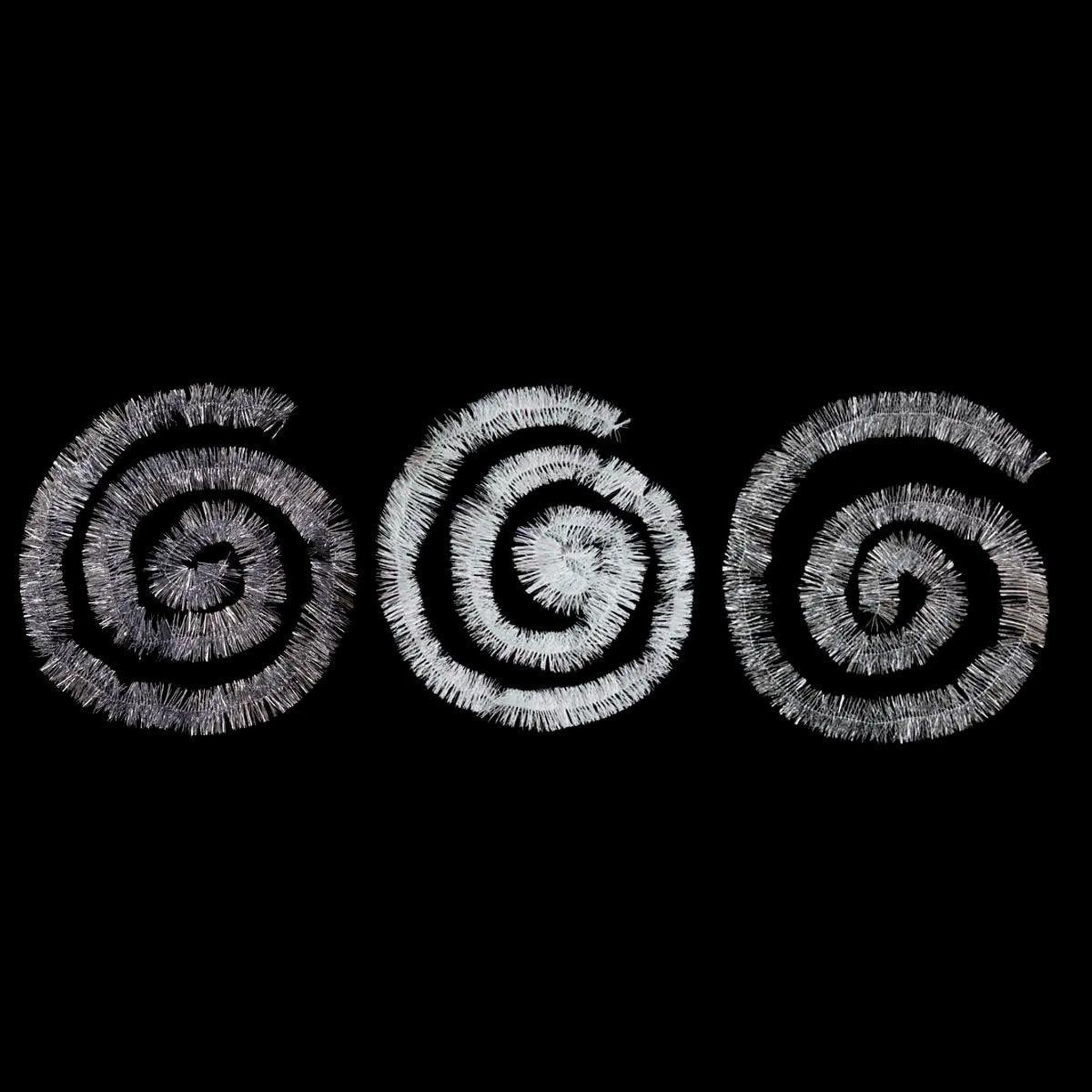 ATMOSPHERA Lot de 3 guirlandes de noël  dana  200cm argent & blanc
