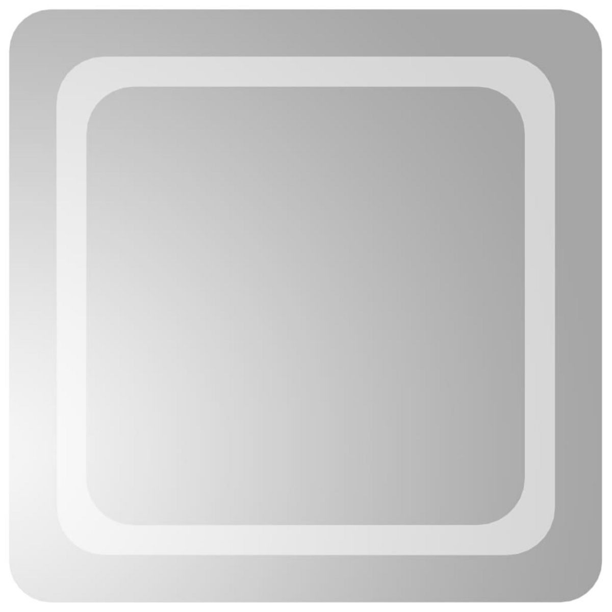 VIDAXL Miroir de salle de bain a LED 50x50 cm