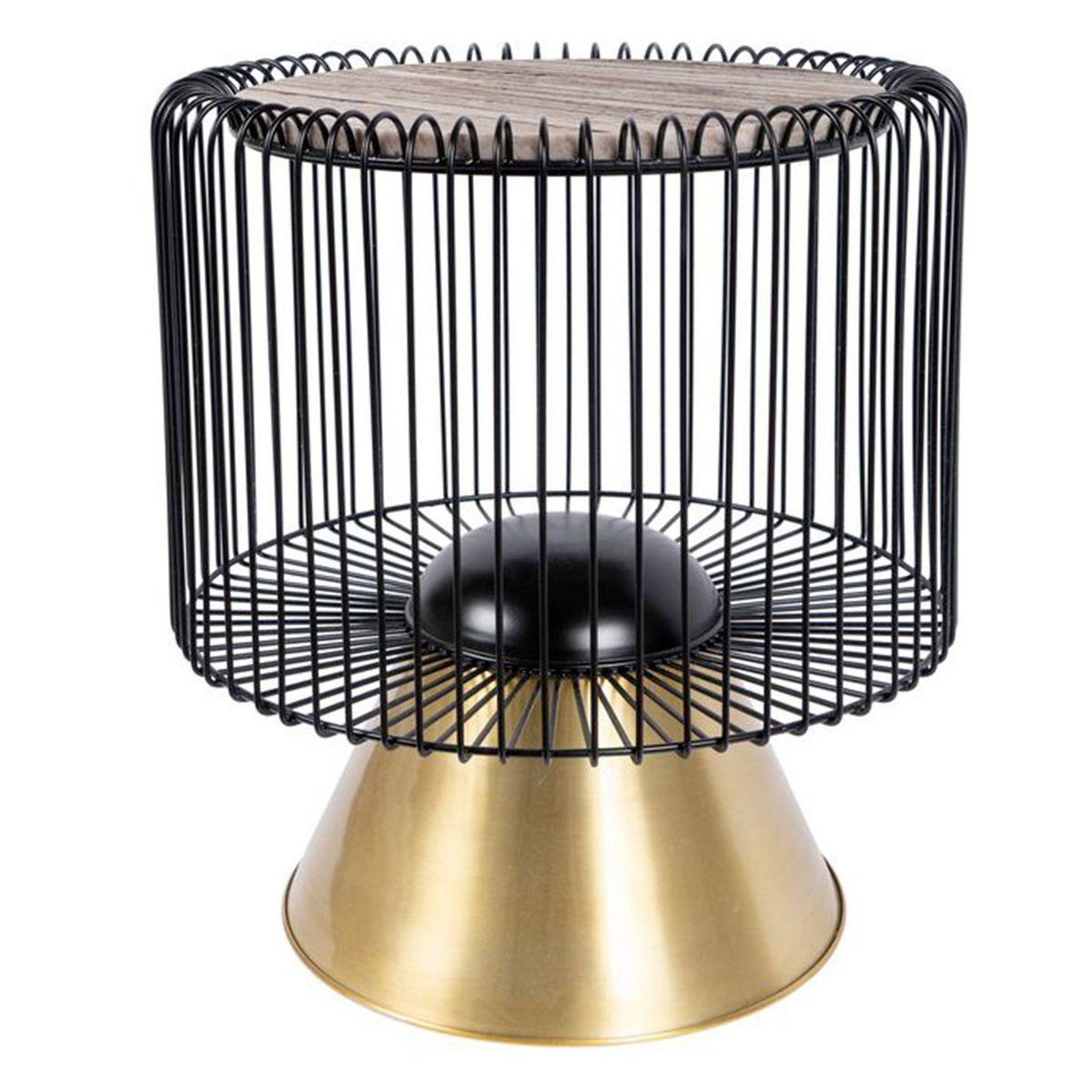 Paris Prix Table d'Appoint Design  Malibu  56cm Marron