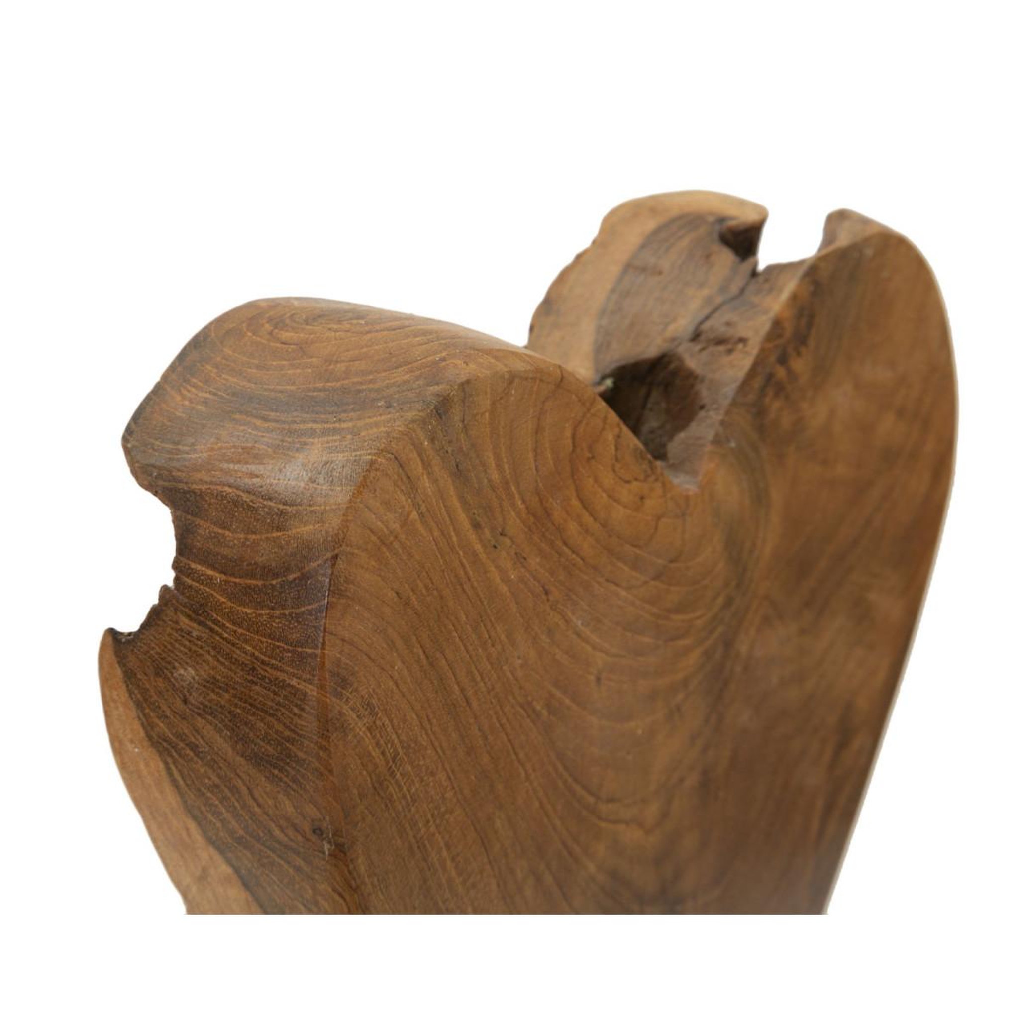 Voir la diapositive 6 : Paris Prix Objet déco en teck  cœur  35cm naturel