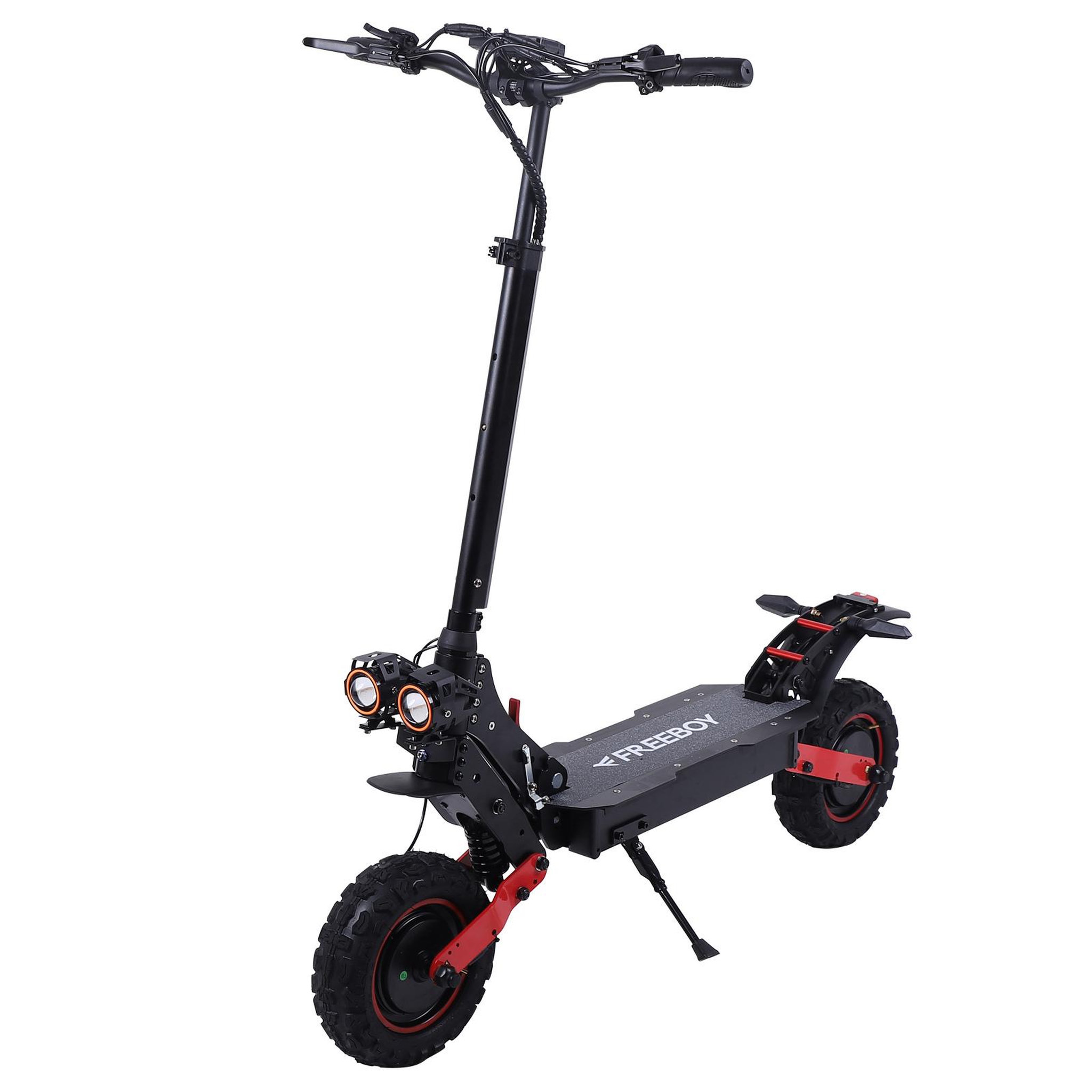 Voir la diapositive 2 : FREEBOY Trottinette électrique freeboy h6, autonomie de 55 km, double motorisation