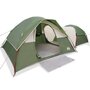 Voir la diapositive 2 : VIDAXL Tente de camping 5 personnes vert impermeable