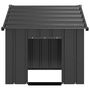 Voir la diapositive 3 : VIDAXL Niche pour chien avec toit noir 83x130x85 cm acier galvanise