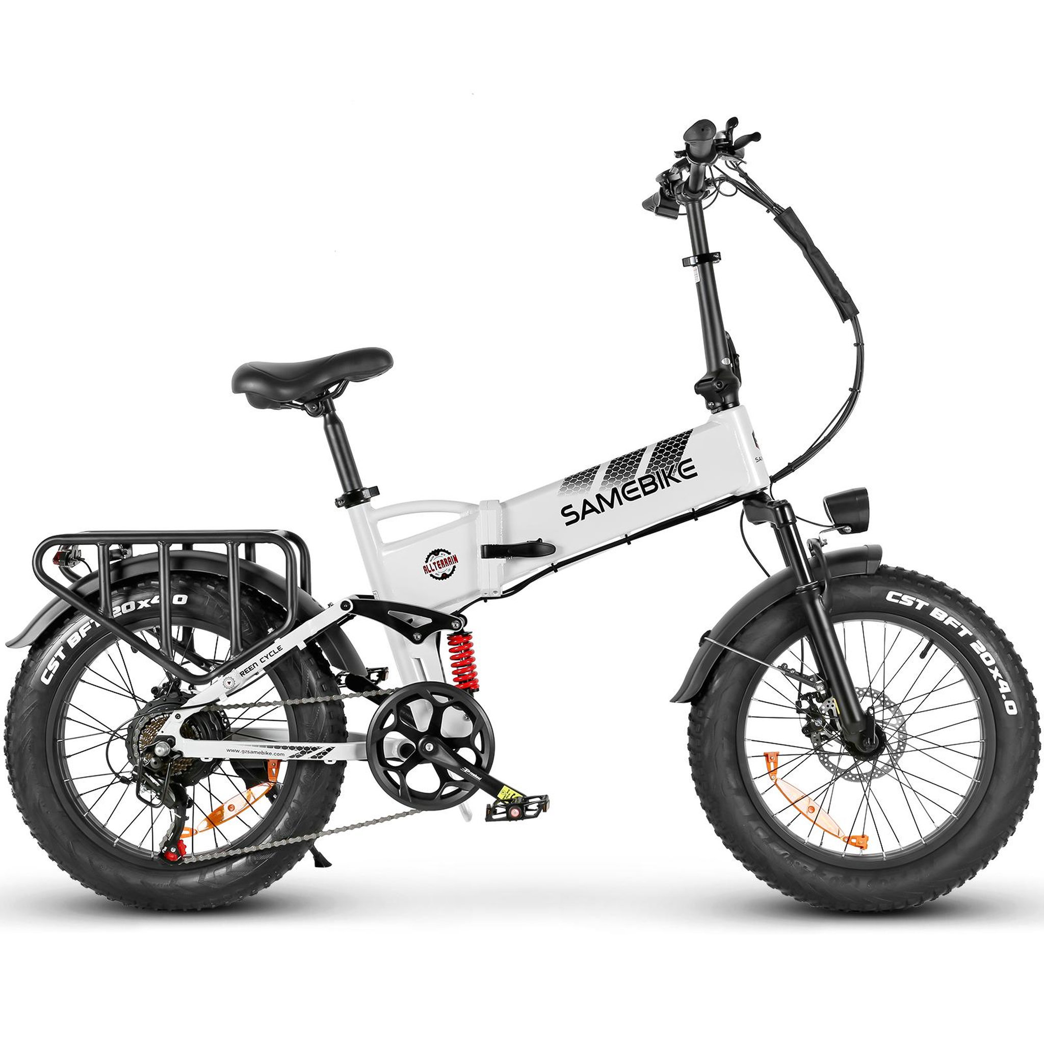 Voir la diapositive 1 : SAMEBIKE Vélo électrique pliable SameBike RS-A02 Pro