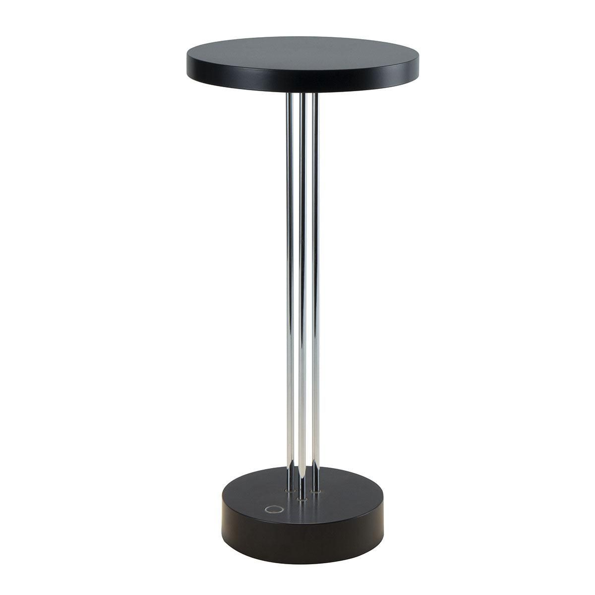 Lumisky Lampe de table sans fil LED TRIZIO Noir Aluminium H33cm