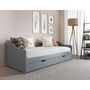 Voir la diapositive 2 : Lit banquette gigogne 2 couchages 90x200cm ANDREA