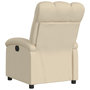 Voir la diapositive 5 : VIDAXL Fauteuil inclinable Creme Tissu