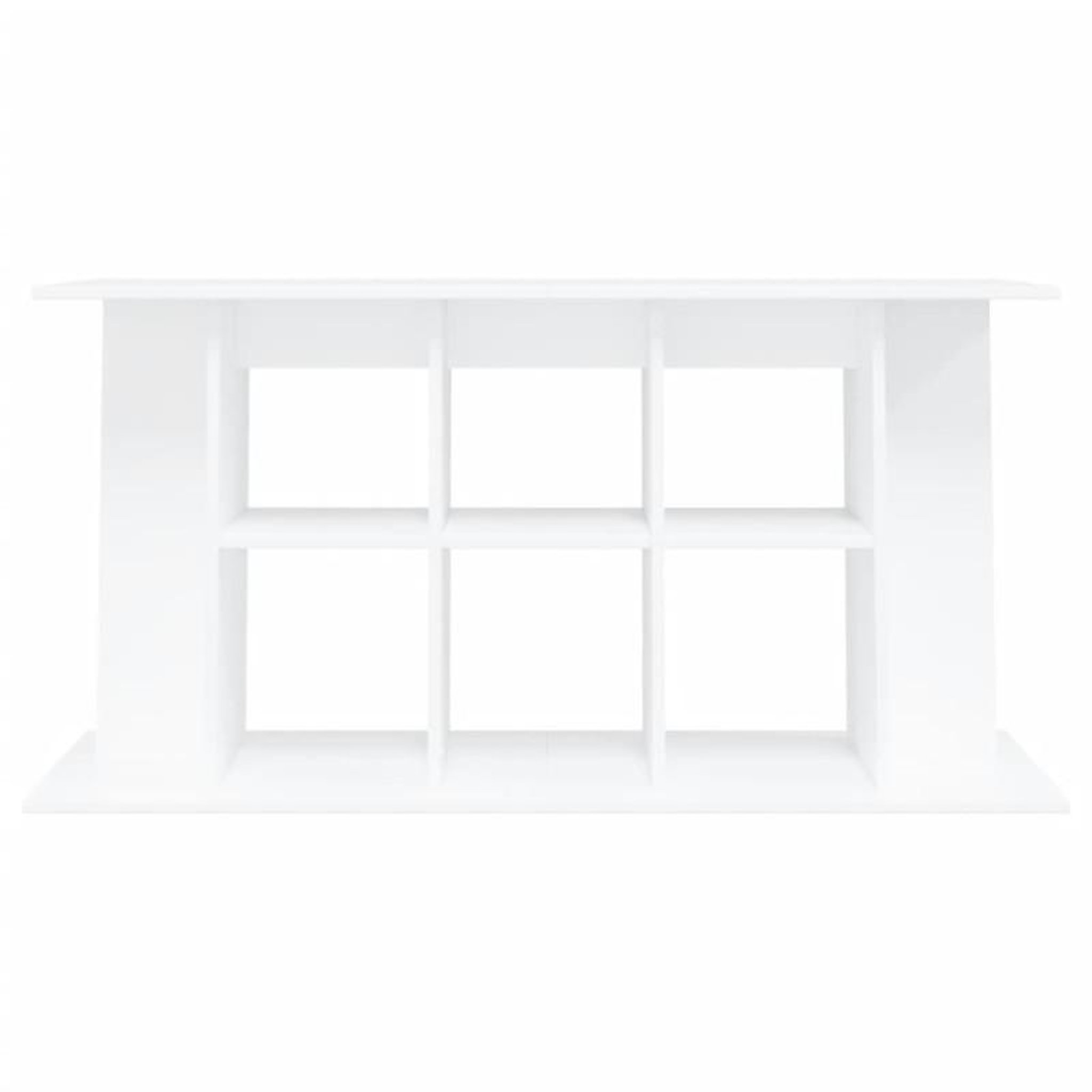Voir la diapositive 4 : VIDAXL Support pour aquarium blanc 120x40x60 cm bois d ingénierie