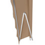 Voir la diapositive 4 : ID MARKET Store banne manuel 3,80x3 M taupe