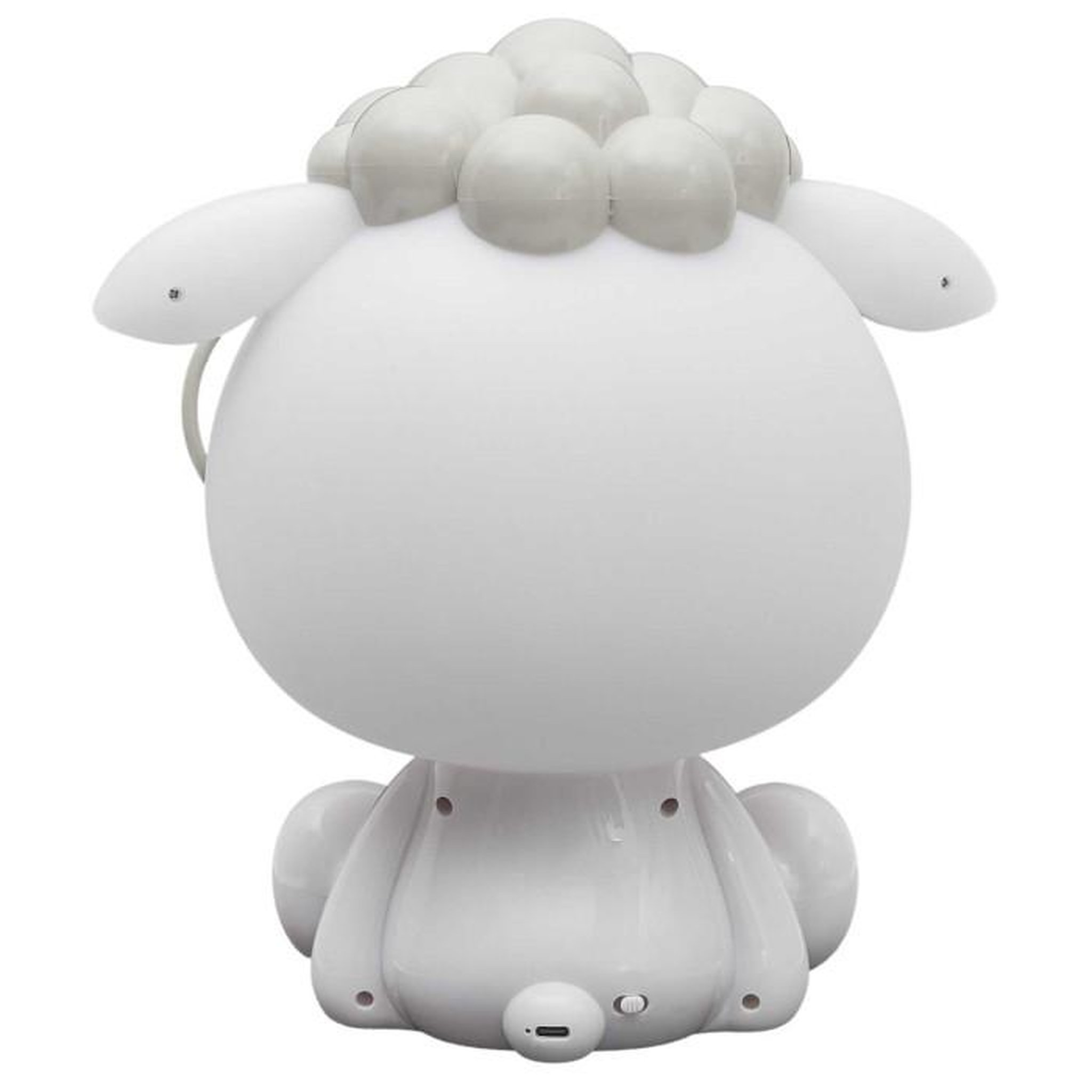 Voir la diapositive 4 : Paris Prix Veilleuse Enfant à LED  Mouton  25cm Blanc