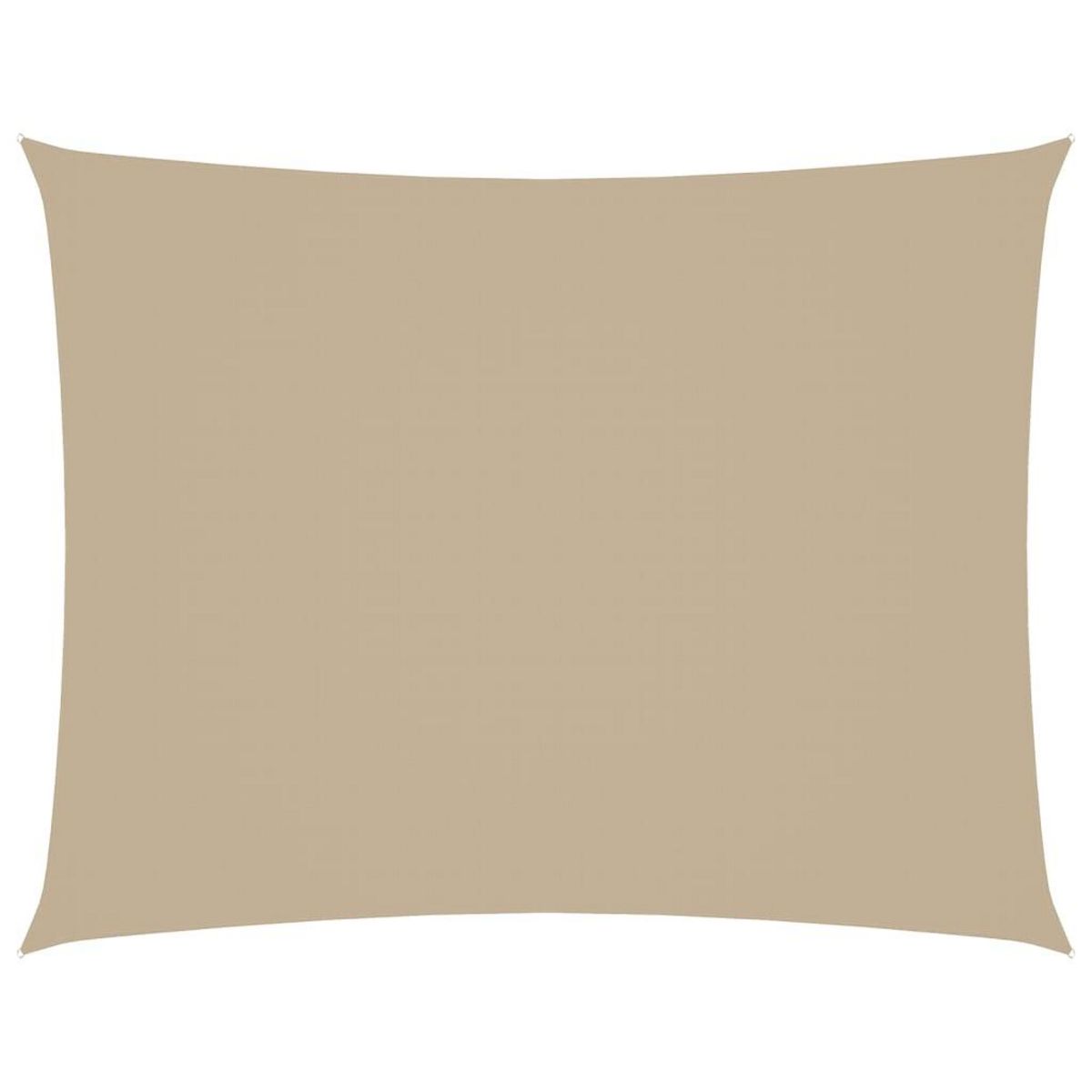 VIDAXL Voile de parasol tissu oxford rectangulaire 2,5x4 m beige