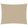 Voir la diapositive 2 : VIDAXL Voile de parasol tissu oxford rectangulaire 2,5x4 m beige