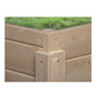 Voir la diapositive 4 : WEKA Abri de jardin bois anthracite - Avec auvent - 12,88m²