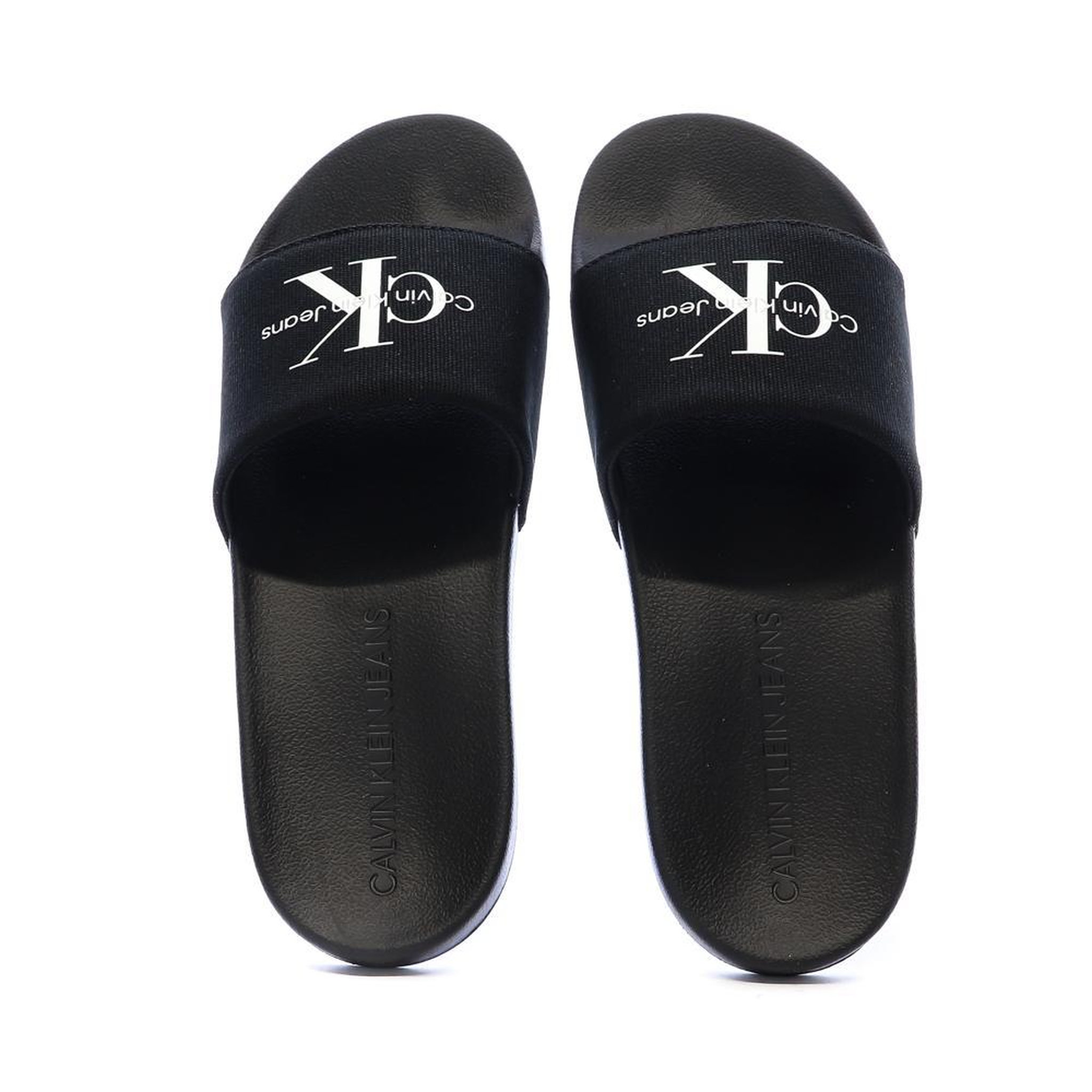 Voir la diapositive 4 : CALVIN KLEIN JEANS Claquettes  Homme Calvin Klein Jeans Slide Monogram