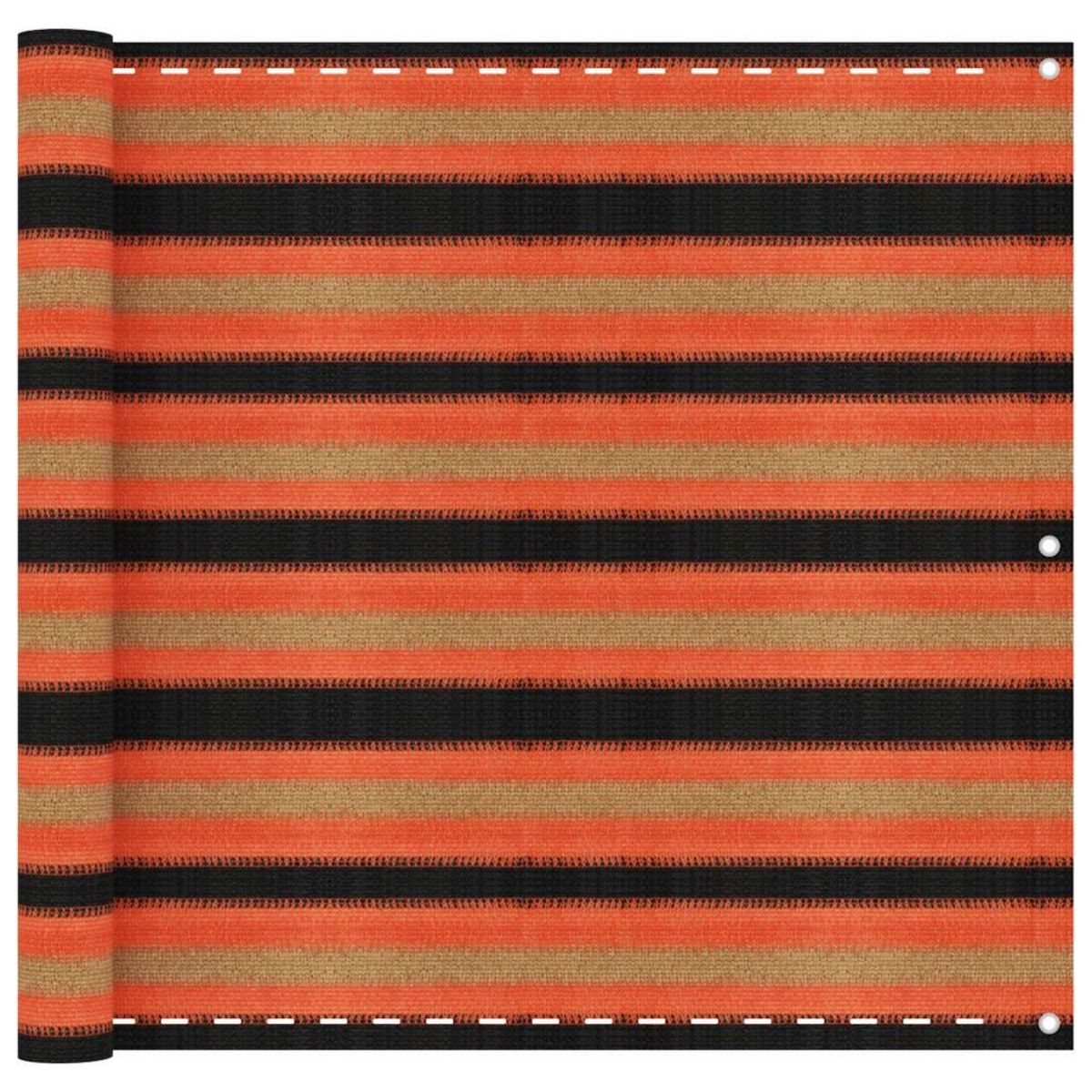 VIDAXL Ecran de balcon Multicolore 90x500 cm PEHD