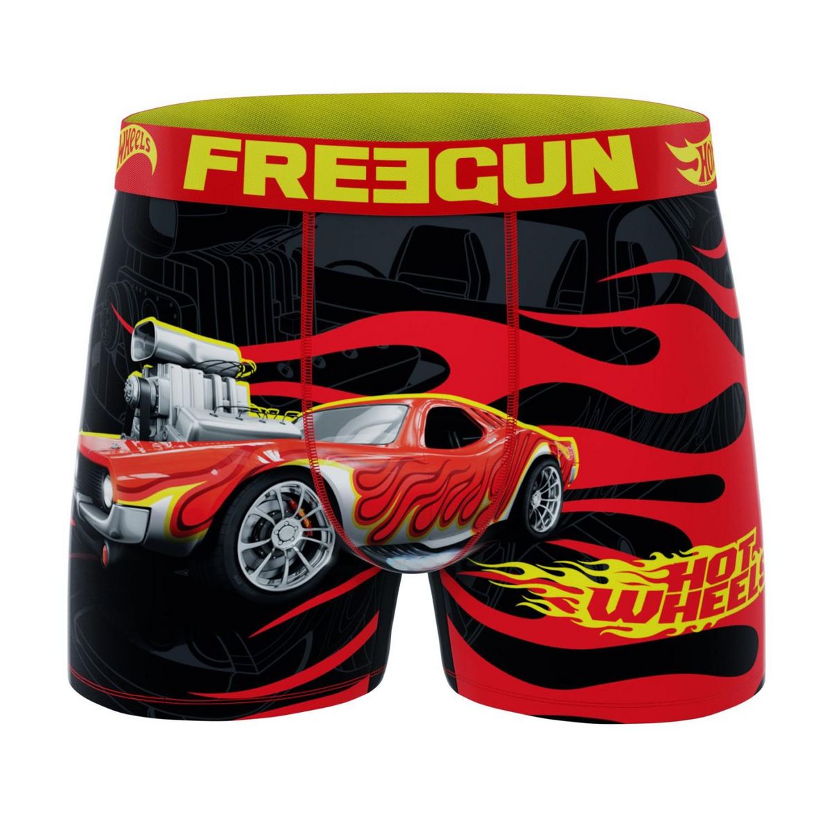 FREEGUN Lot de 3 boxers enfant Hot Wheels