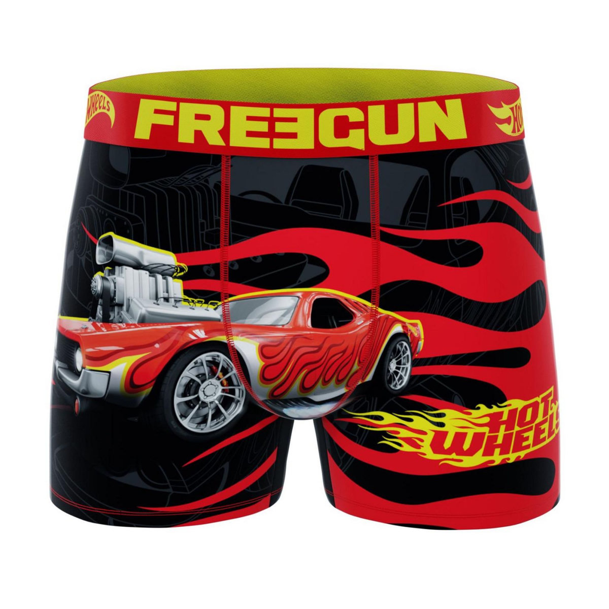 FREEGUN Lot de 3 boxers enfant Hot Wheels