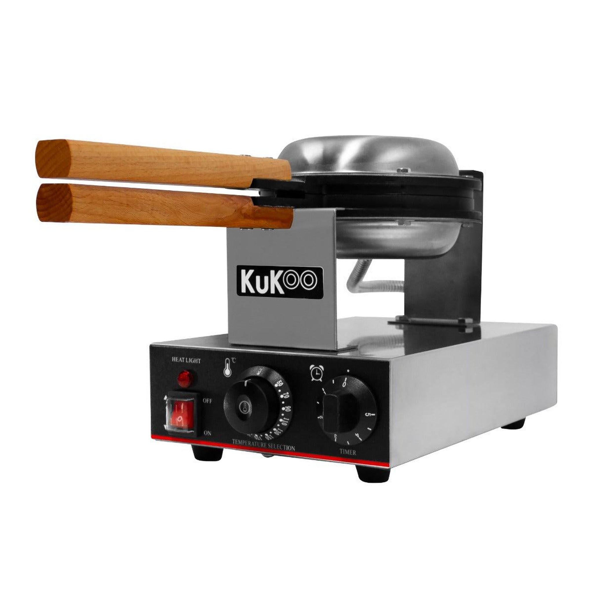 KUKOO Gaufrier / croque monsieur moule unique