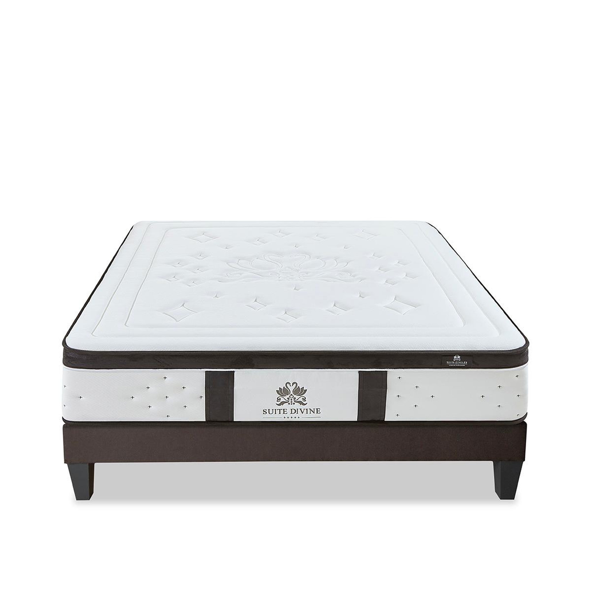 Voir la diapositive 1 : SUITE ETOILEE Suite etoilee | ensemble suite divine | matelas mémoire de forme + sommier bois