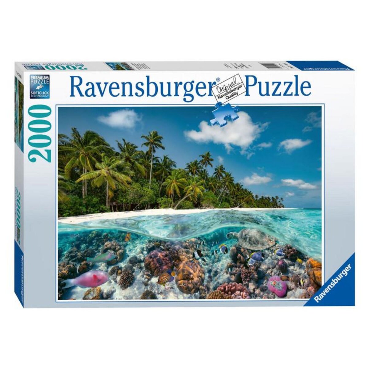 RAVENSBURGER Ravensburger Puzzle A dive in the Maldives, 2000st. 174416