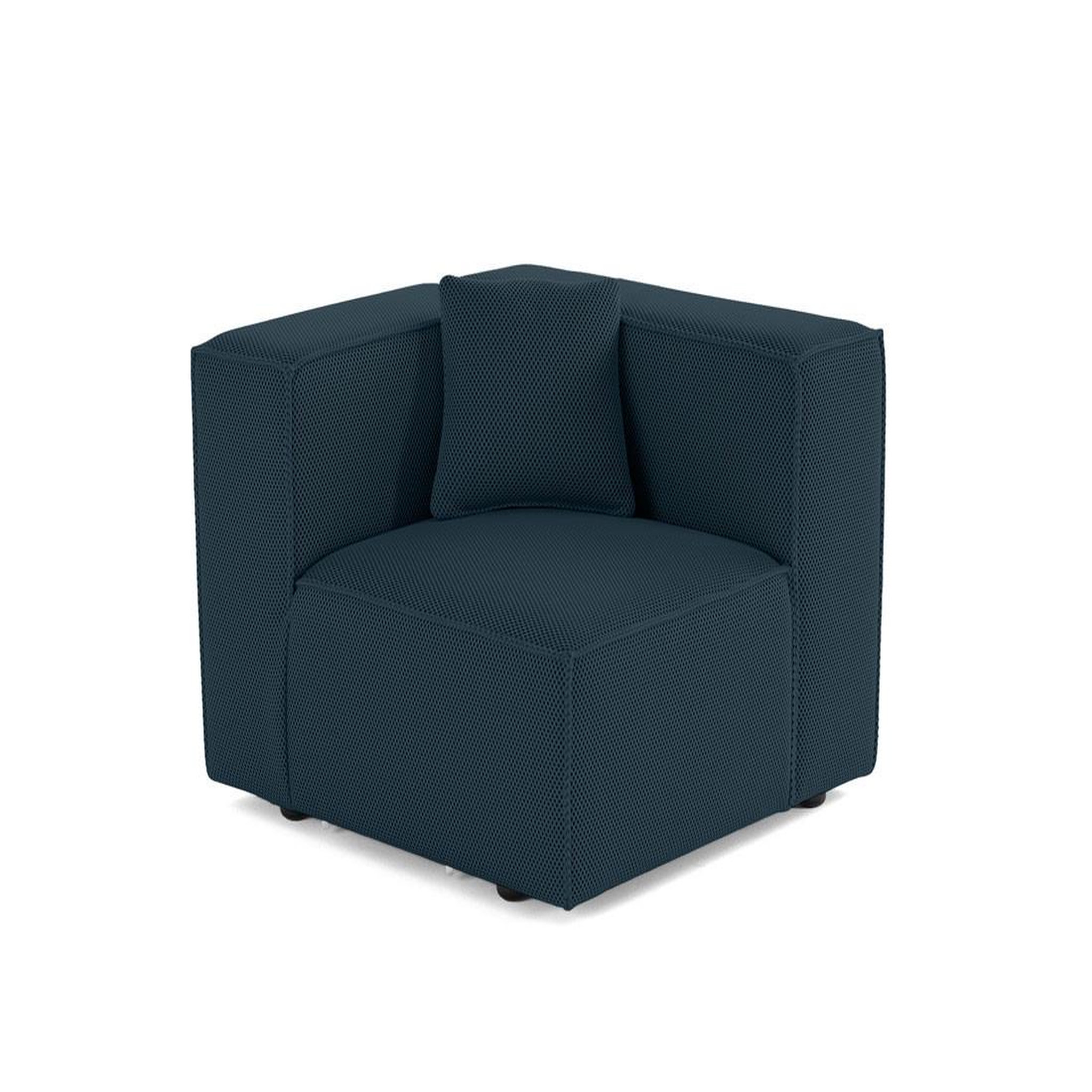 Voir la diapositive 1 : LISA DESIGN Arty - module d'assise droit - en tissu mailles 3d