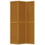 Voir la diapositive 4 : VIDAXL Cloison de separation 3 panneaux marron bois paulownia massif