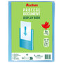 Voir la diapositive 4 : AUCHAN Lot de 3 protège-documents A4 souples 80 vues Polypro