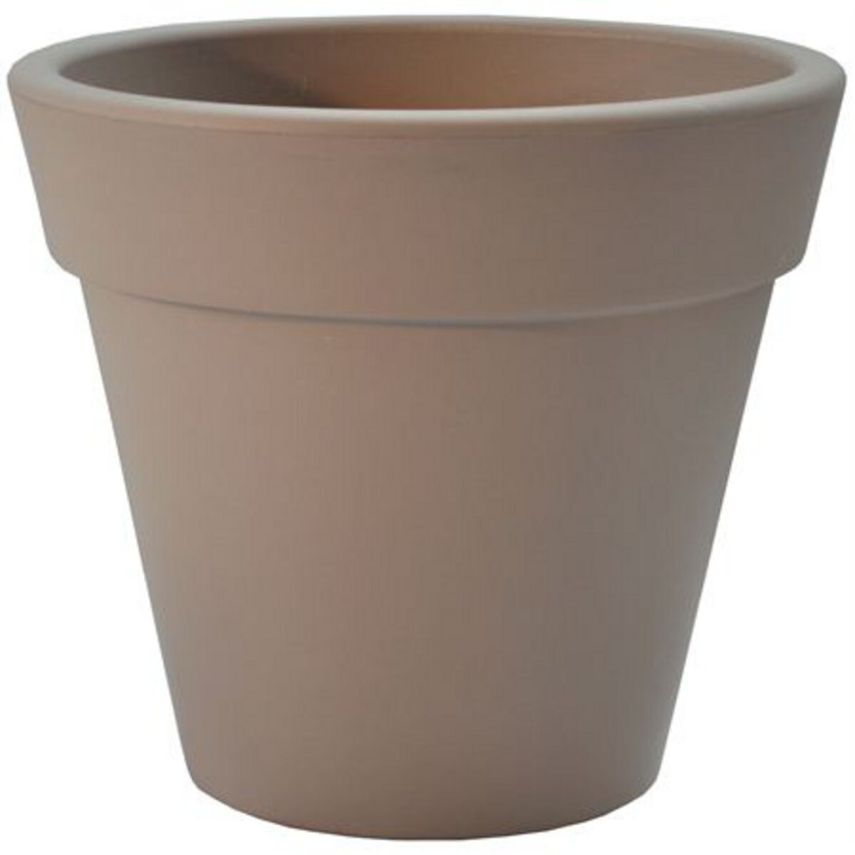 Pot rond taupe 15L ROTO