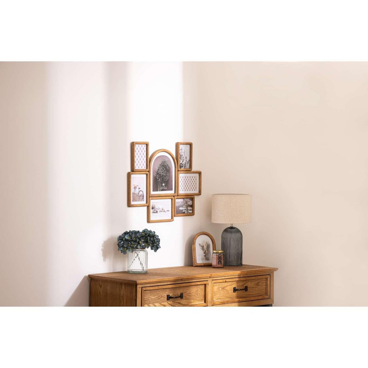 ATMOSPHERA Pêle-mêle 7 photos en bois - Marron