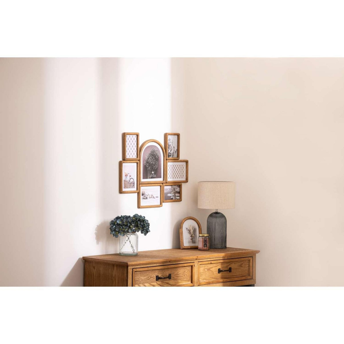 ATMOSPHERA Pêle-mêle 7 photos en bois - Marron