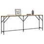 Voir la diapositive 3 : VIDAXL Table console chene sonoma 200x29x75 cm bois d'ingenierie