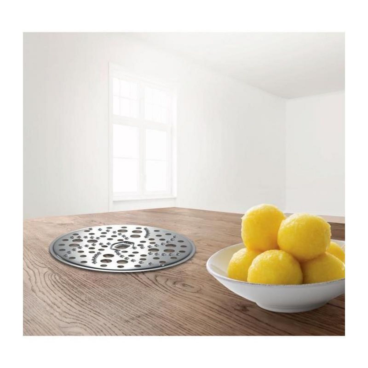 BOSCH Accessoire disque inox pour râper - BOSCH - MUZ45RS1 - Compatible avec robots pâtissiers MUM4, MUMS2, MUM5 et MUM Série 4