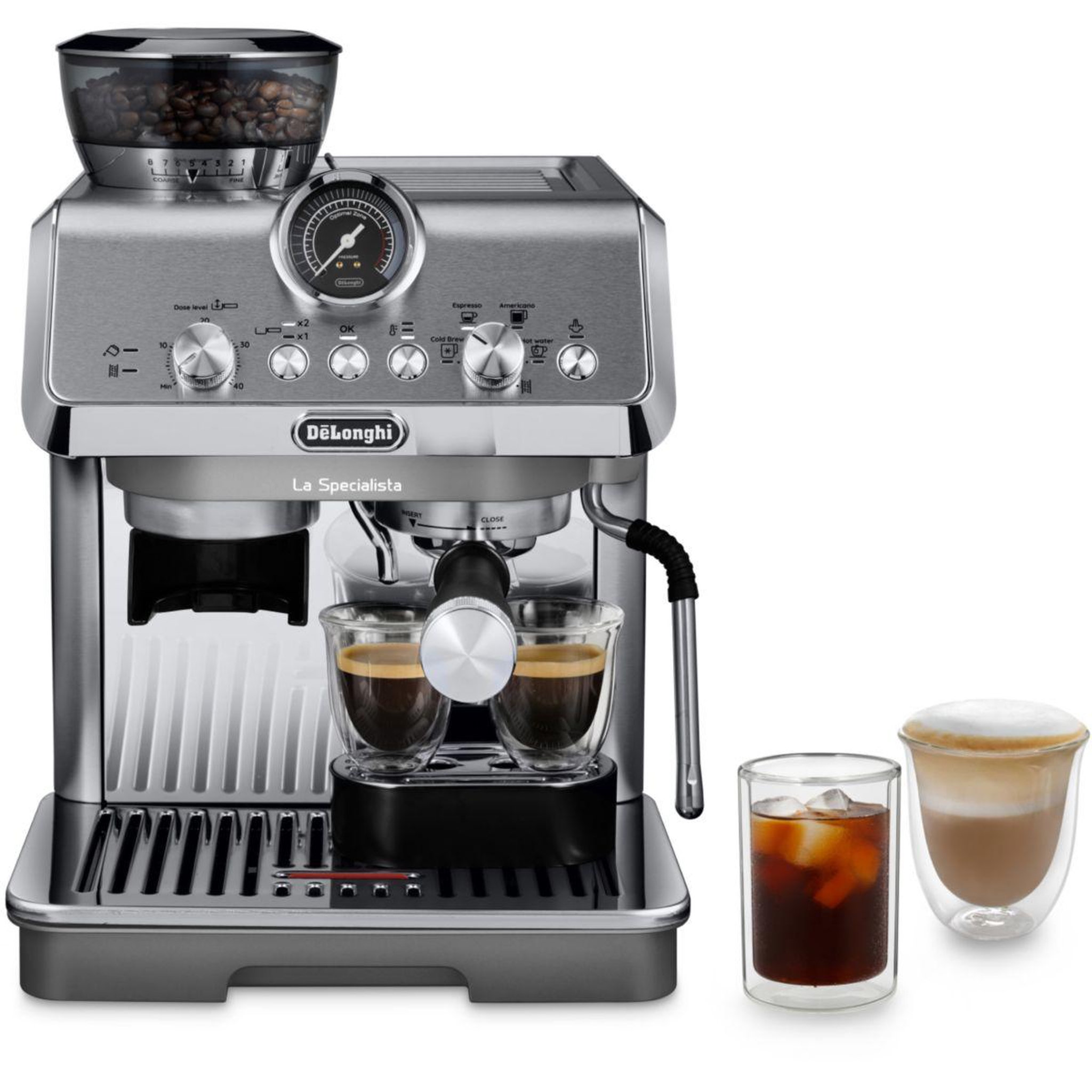 Voir la diapositive 1 : DELONGHI Machine à expresso Specialista Arte Evo EC9255.M Metal