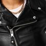Voir la diapositive 3 : Schott Veste en cuir  Femme Schott Lcw8615