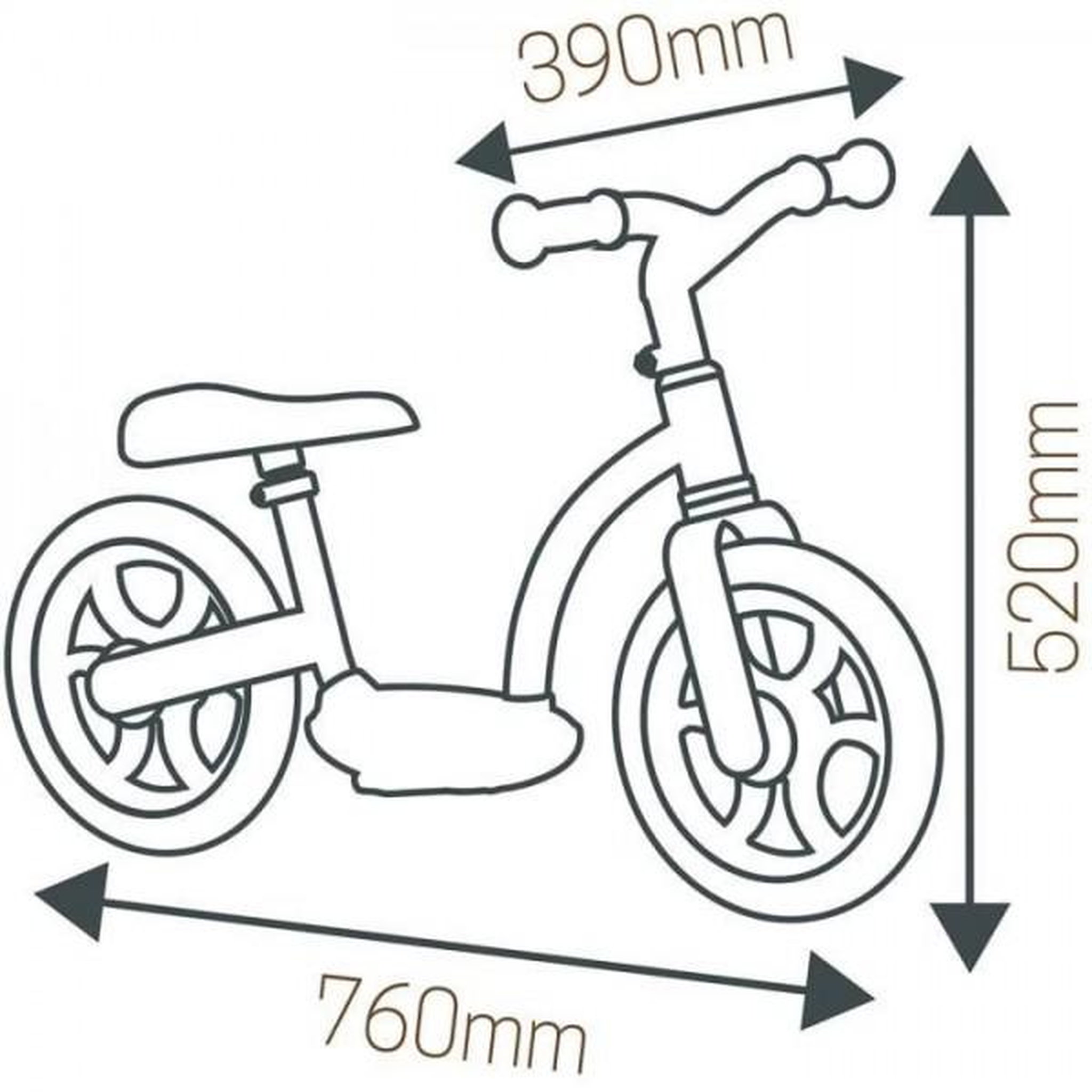 Voir la diapositive 4 : SMOBY Draisienne Velo  Confort - Smoby - Mixte - Vert - Extérieur - Enfant