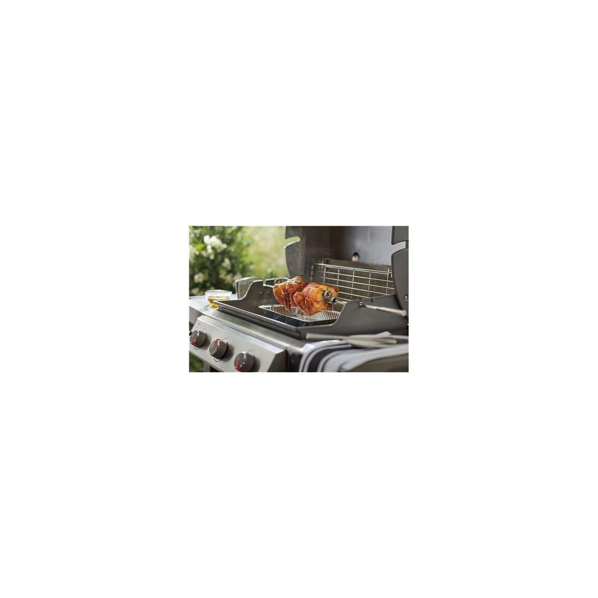 Voir la diapositive 5 : Weber Tourne broche barbecue pour genesis ii 2 et 3 brûleurs