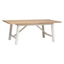 Voir la diapositive 1 : ATMOSPHERA Table à Manger en Bois  Olbia  200cm Blanc