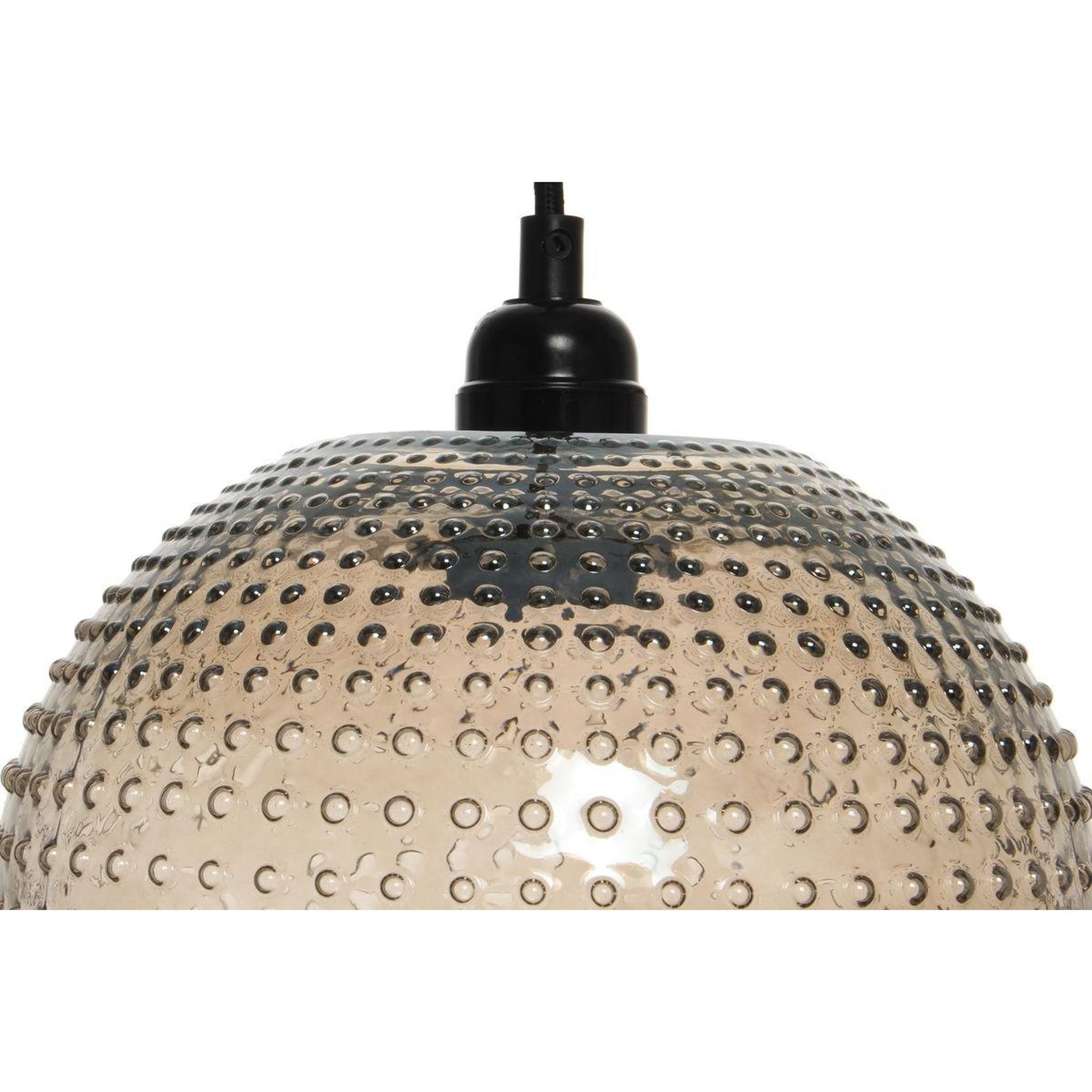Voir la diapositive 3 : Paris Prix Lampe suspension en verre  saturne  23cm marron